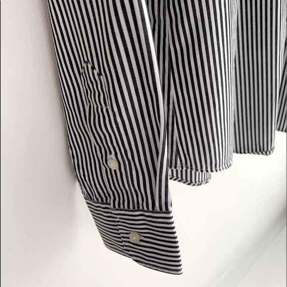 SOLD!!Ralph Lauren Classic Fit Black/White Shirt - Picture 5 of 8